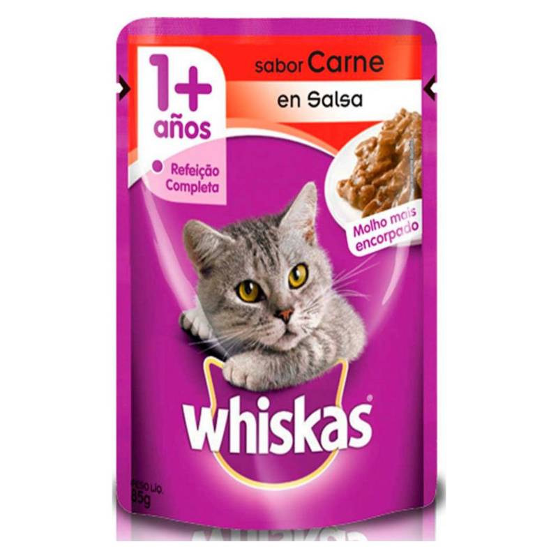 WHISKAS SACHET CARNE 85 GR1