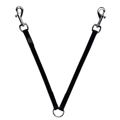 DOGIT TRAILLA DOBLE 1.91X30 CM NEGRO1