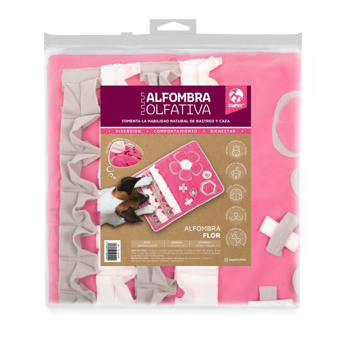 ZUPET ALFOMBRA OLFATIVA FLOR (76x57CM)1