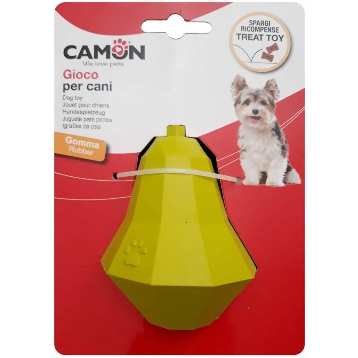 JUGUETE PERRO FORMA DE FRUTAS x 3 UN3