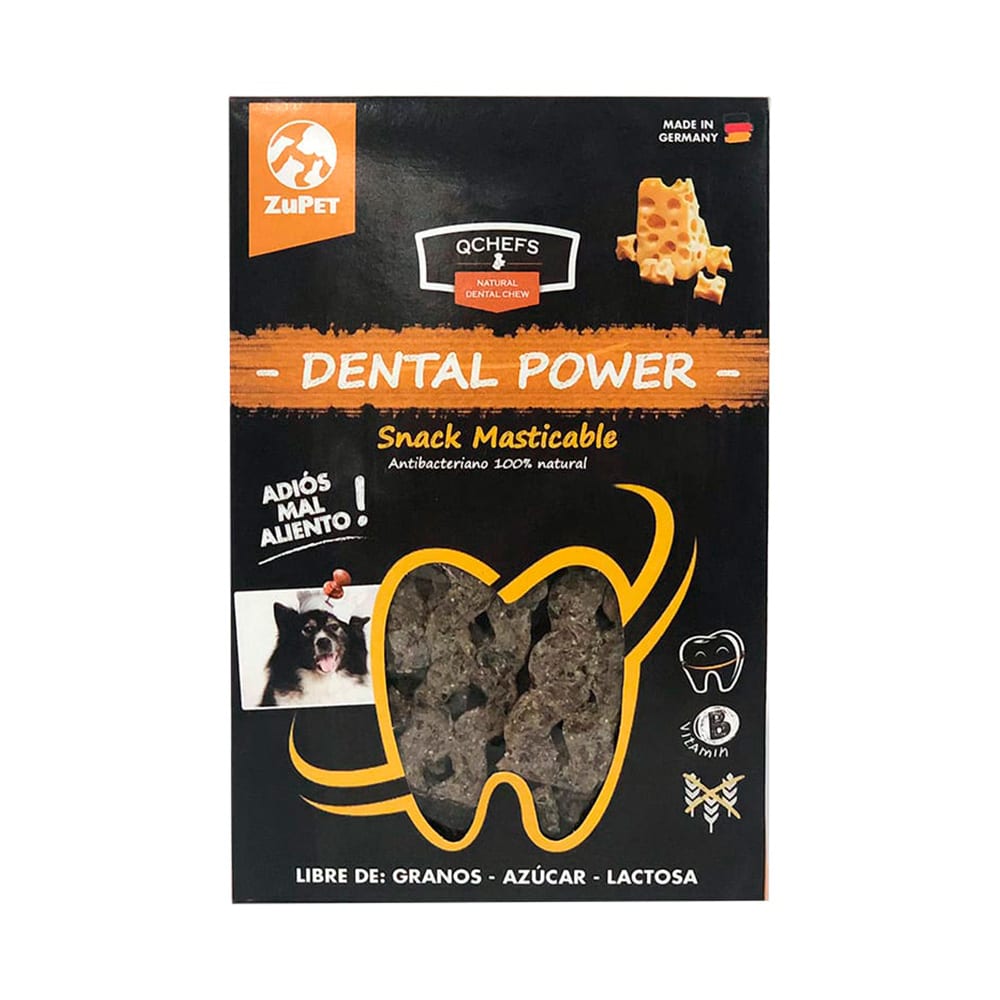 QCHEFS DENTAL SNACK MASTICABLE PERRO (65 GR)1