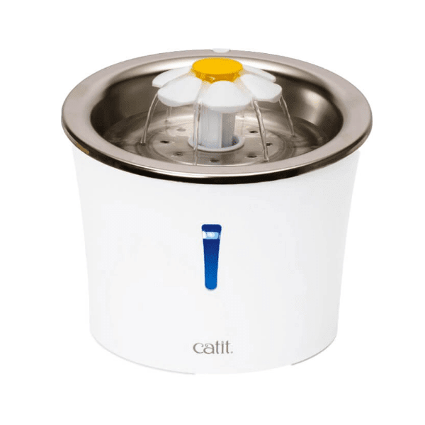 CATIT 2.0 FUENTE BEBEDERA ACERO INOX FLOR 3L2
