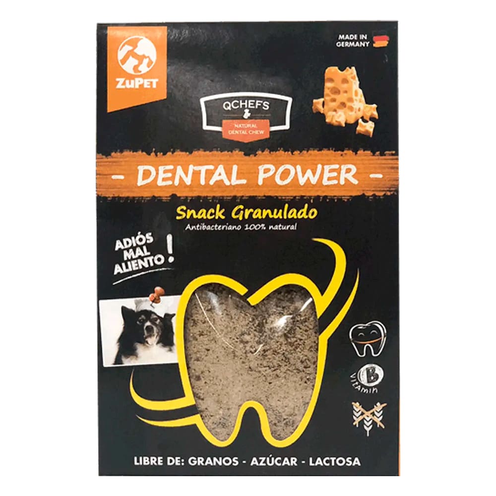 QCHEFS DENTAL SNACK GRANULADO PERRO (90 GR)1