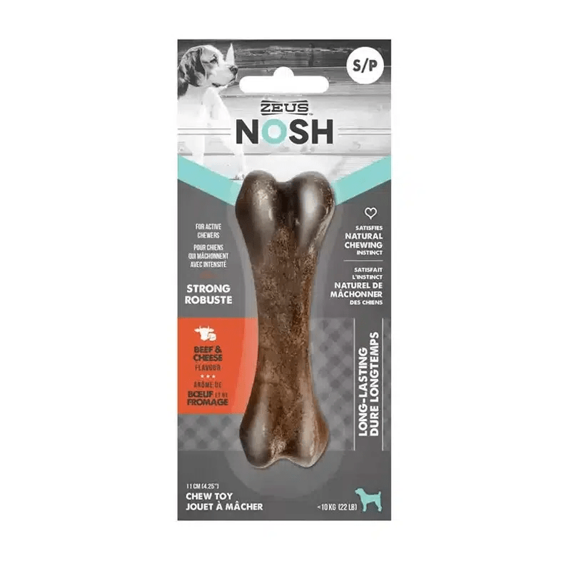 ZEUS NOSH HUESO DURO SABOR CARNE/QUESO S1