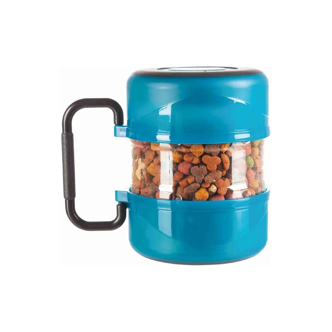 TX SET PARA VIAJE, 2000 ml ALMACENAJE/ 2 PLATOS 750 ml, AZUL2