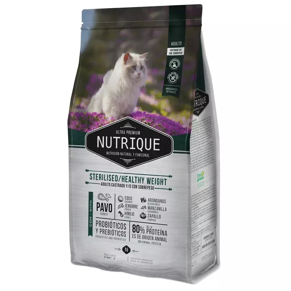 Nutrique Young Adult Cat - Sterilised/Healthy Weight 7,5 Kg1
