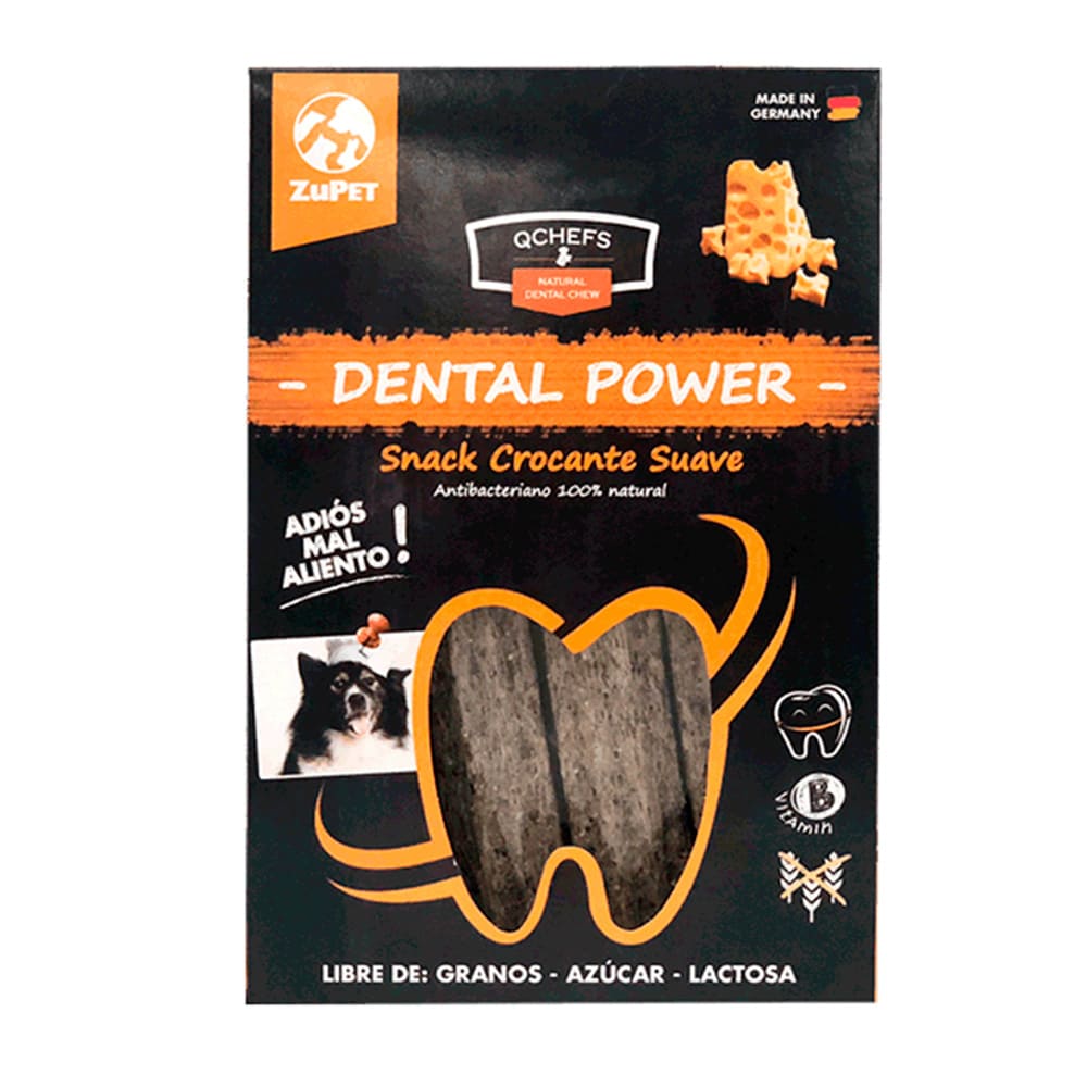 QCHEFS DENTAL SNACK CROCANTE SUAVE PERRO (75 GR)1
