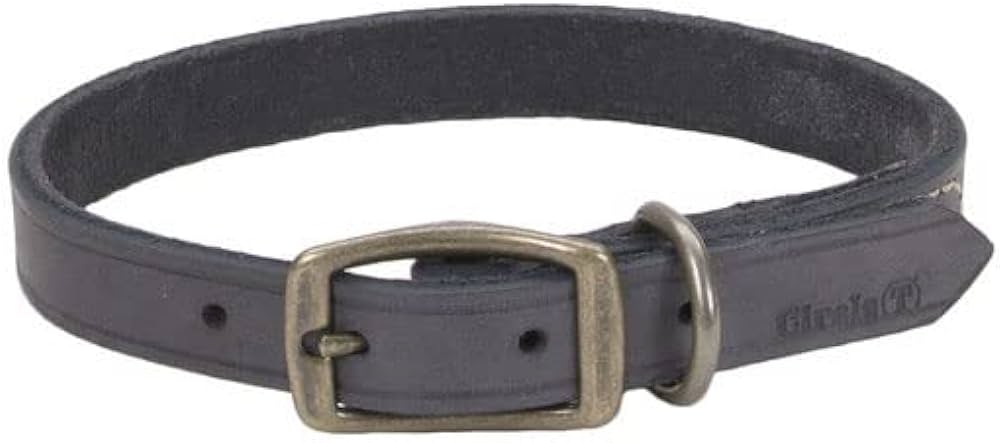COASTAL CIRCLE-T COLLAR CUERO RUSTICO GRIS 55 CM1