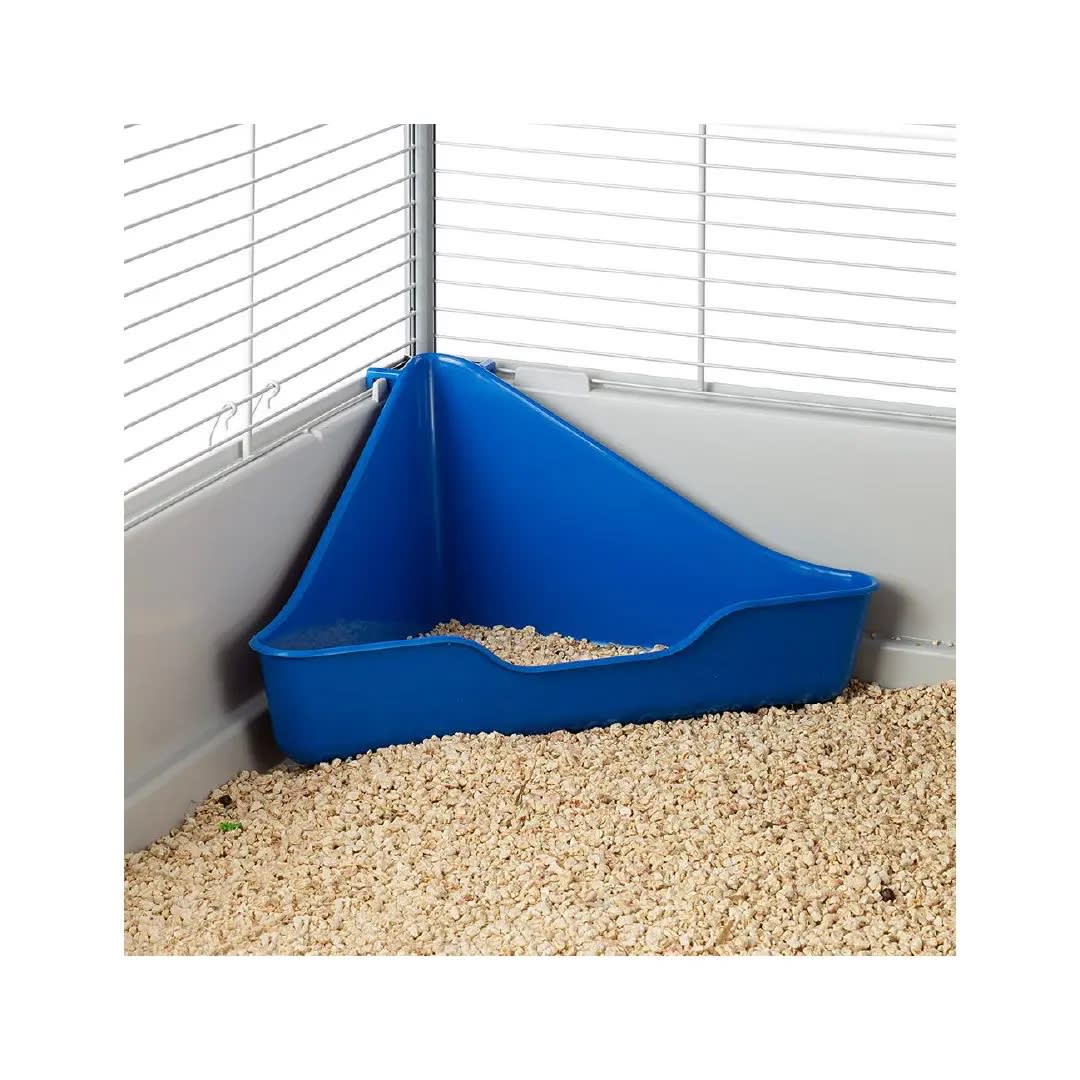 Fp Baño Esquinero P/ Animales Peq, 27X27X17H Cm2