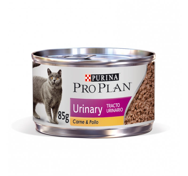 Pro Plan Lata Gato Urinary carne y pollo 85 gr1