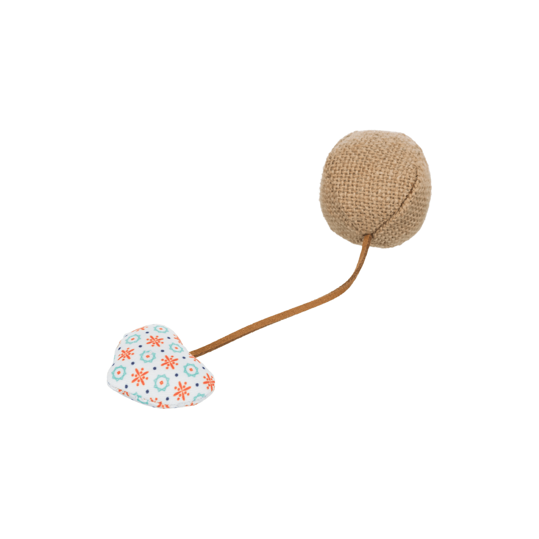 TX JUGUETE GATO BOLA CON CORAZON, 4.5x18 cm1