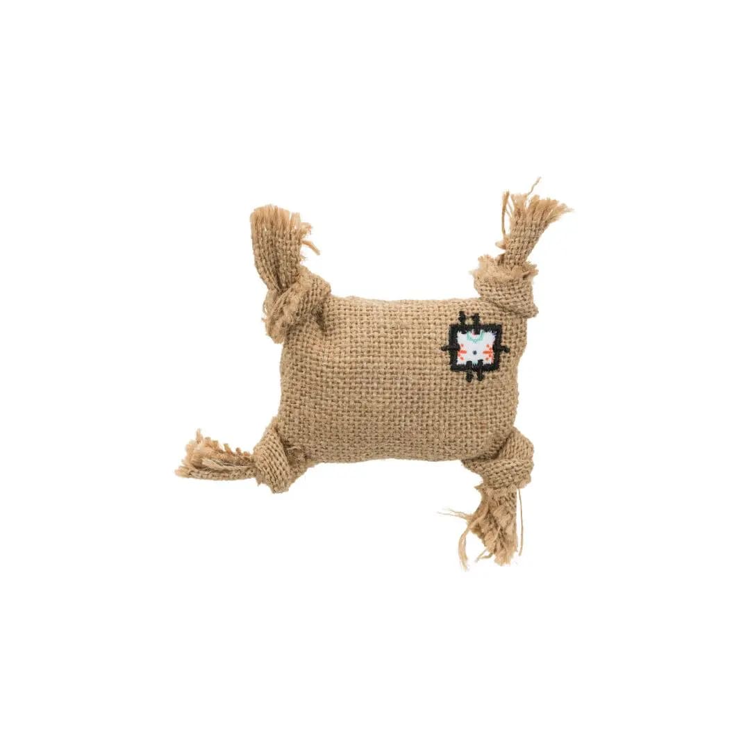 TX JUGUETE GATO COJIN JUTE, 10 cm1
