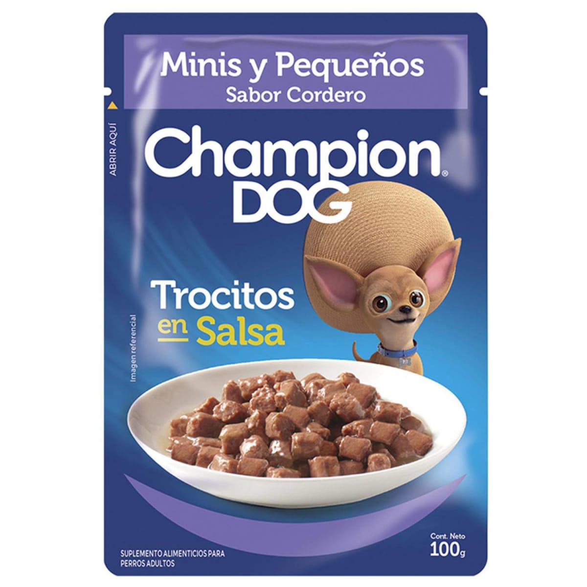 Champion Dog Pouch Luc RP Cord 100g1