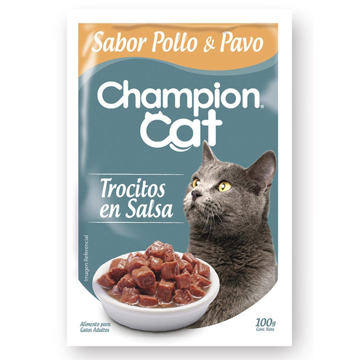 Champion Cat Pouch Pollo y Pavo 100g1