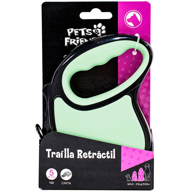 Correa Retractil 5 metros Pet Friend2