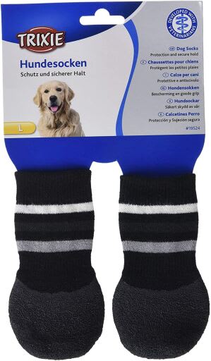 CALCETINES PARA PERROS T/M NEGRO1