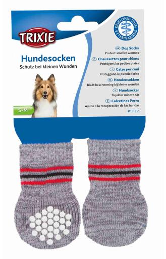 CALCETINES PARA PERROS T/XL ROJO1