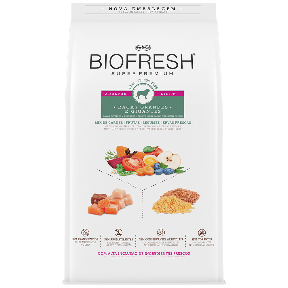 BIOFRESH PARA PERROS - ADULTOS LIGHT RAZAS GRANDES Y GIGANTES 15kg1