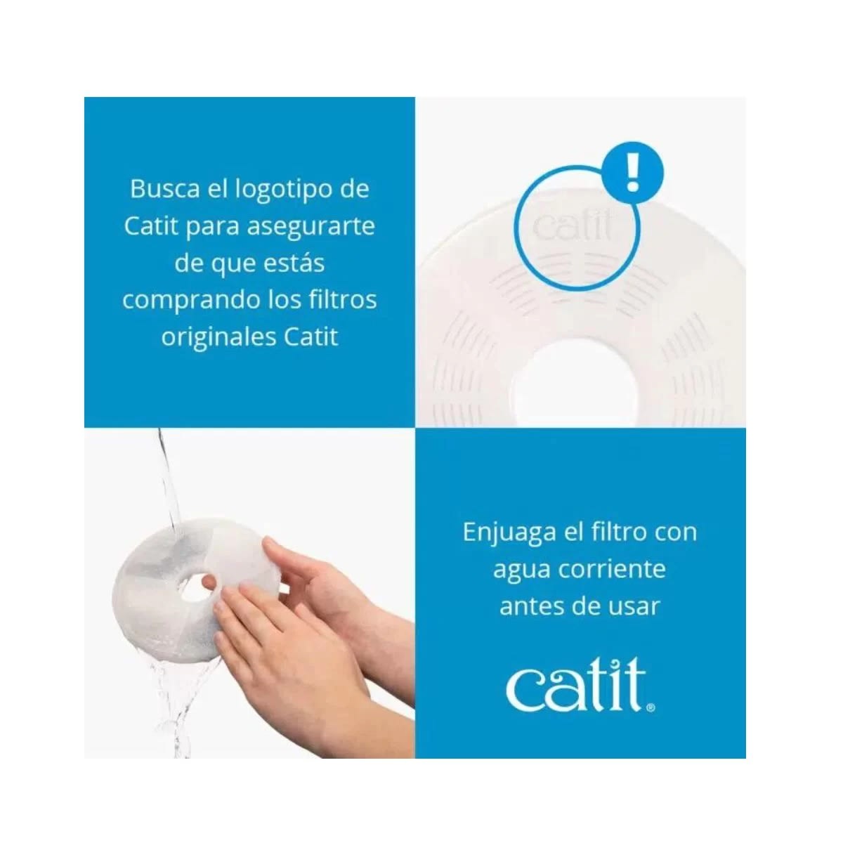CATIT 2.0 FUENTE BEBEDERA FLOR LED 3L5