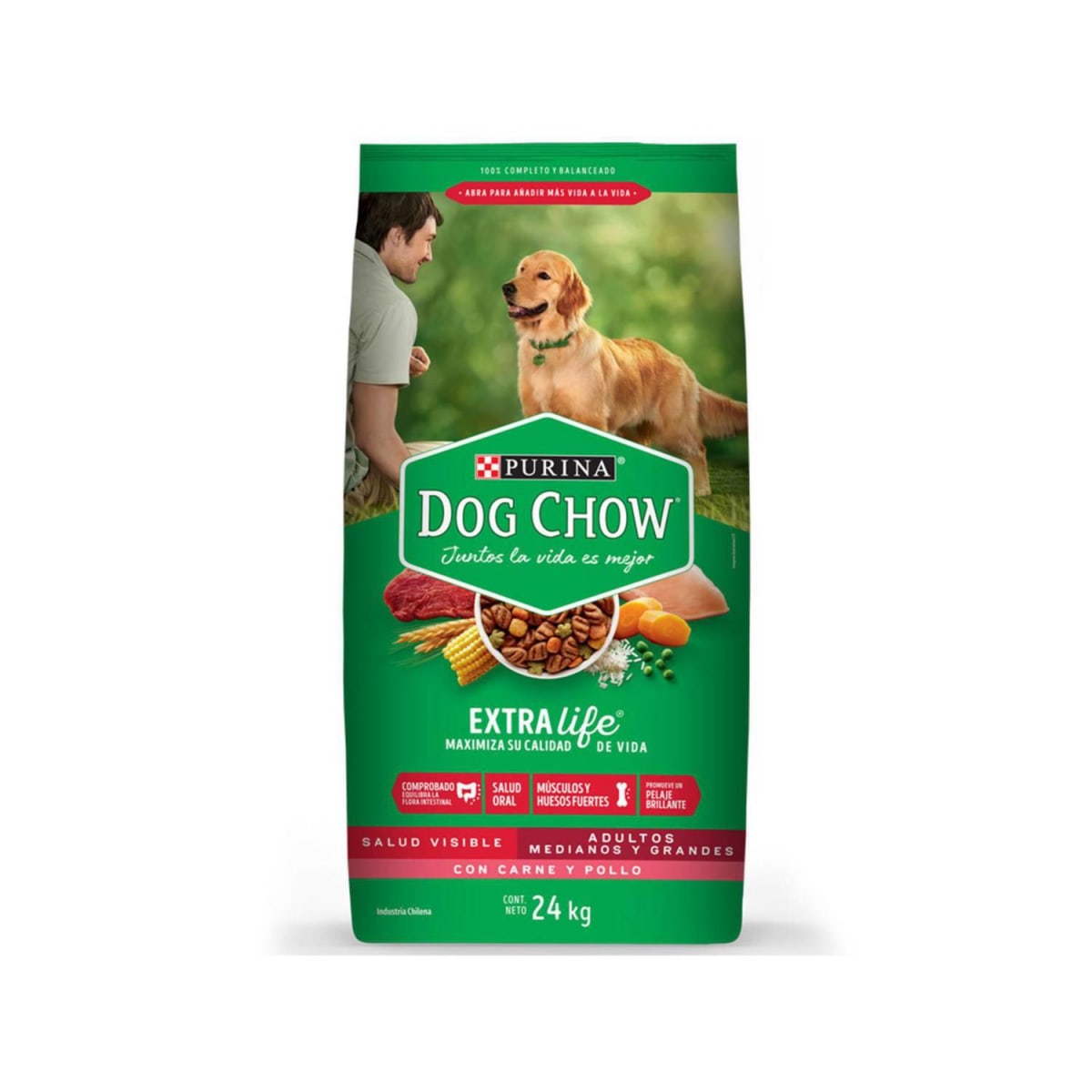 DOG CHOW Adulto Mediano Grand Carne & Pollo 24 kg1