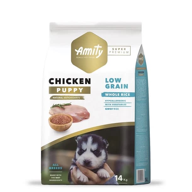 AMITY SP LOW GRAIN CHICKEN PUPPY 14 KG1