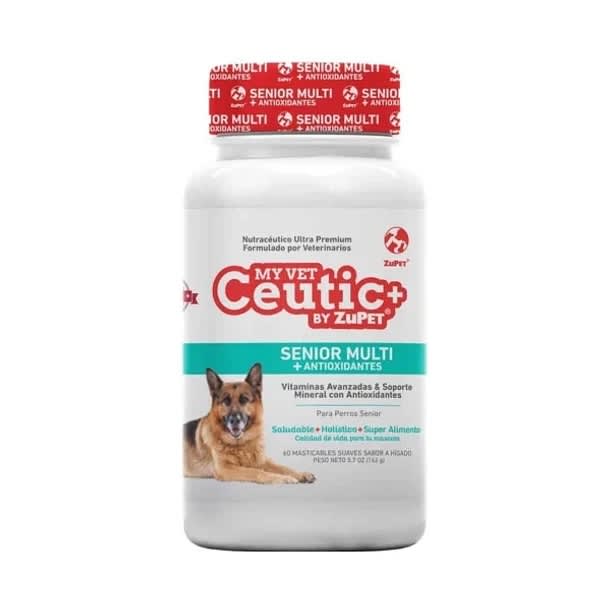 NUTRACEUTICO MY VET CEUTIC+ SENIOR MULTI ANTIOXIDANTES 60 UN1