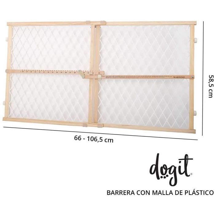 DOGIT BARRERA SEGURIDAD MALLA 60-106X581