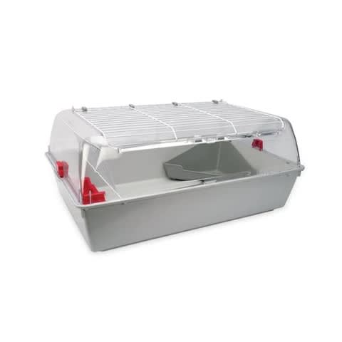 LIVING WORLD ZOO ZONE JAULA GRIS/BURDEO S1