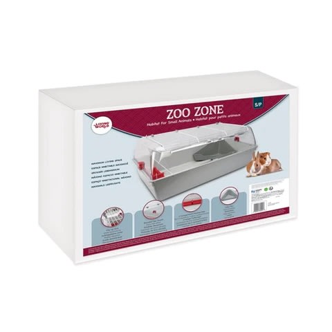 LIVING WORLD ZOO ZONE JAULA GRIS/BURDEO L2