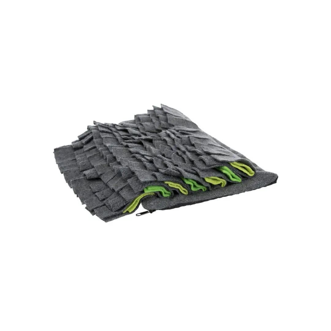 TX ALFOMBRA OLFATIVA PEQ ANIMALES, 27x20 cm, GRIS/VERDE2
