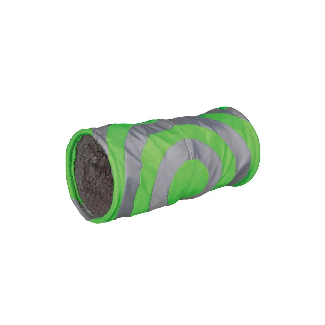 TX TUNEL ACOLCHADO P/ PEQ ANIMALES, 15x35 cm, TURQUESA/VERDE2