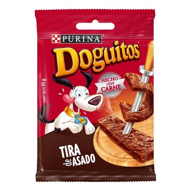 Snack Purina Doguitos Tira De Asado 65g1