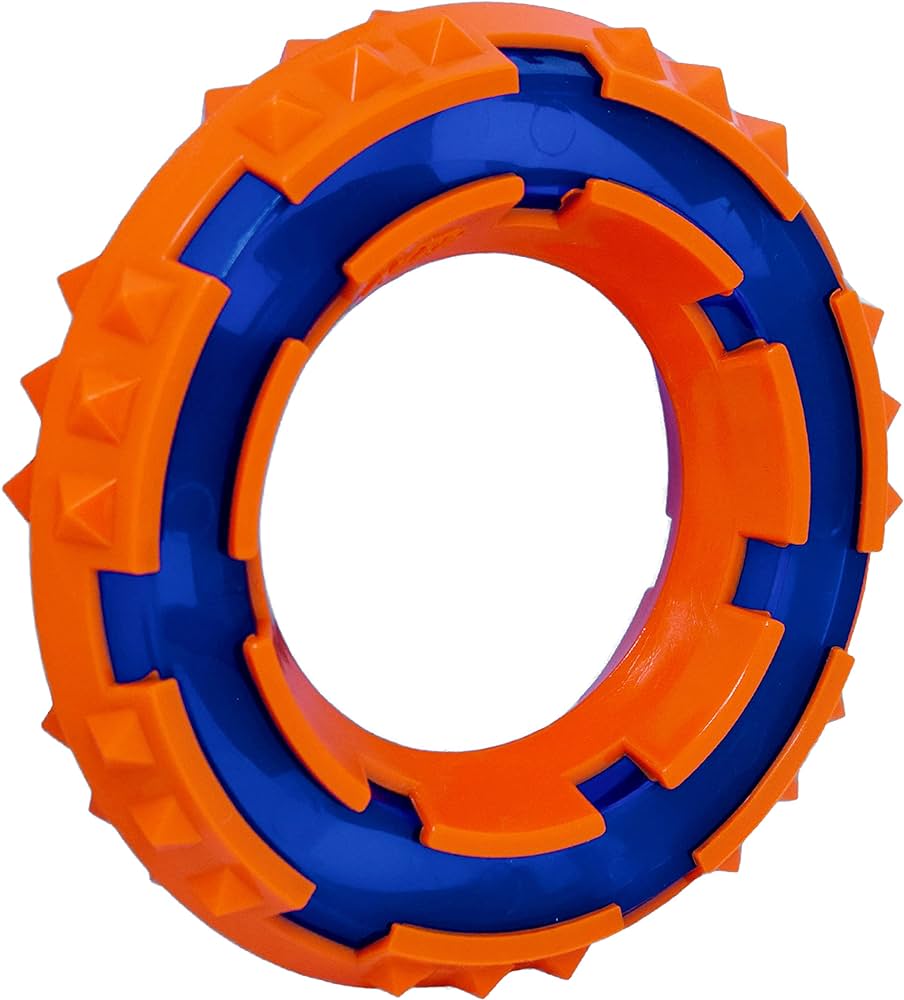 Spike Ring Azul Y Naranja1