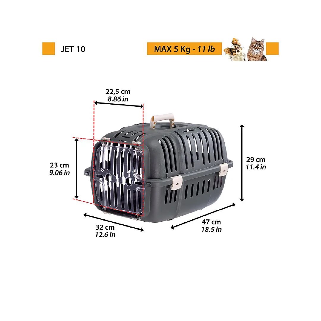 Fp Transportadora Jet 10, 47X32X29 Cm, Negro/Nar2
