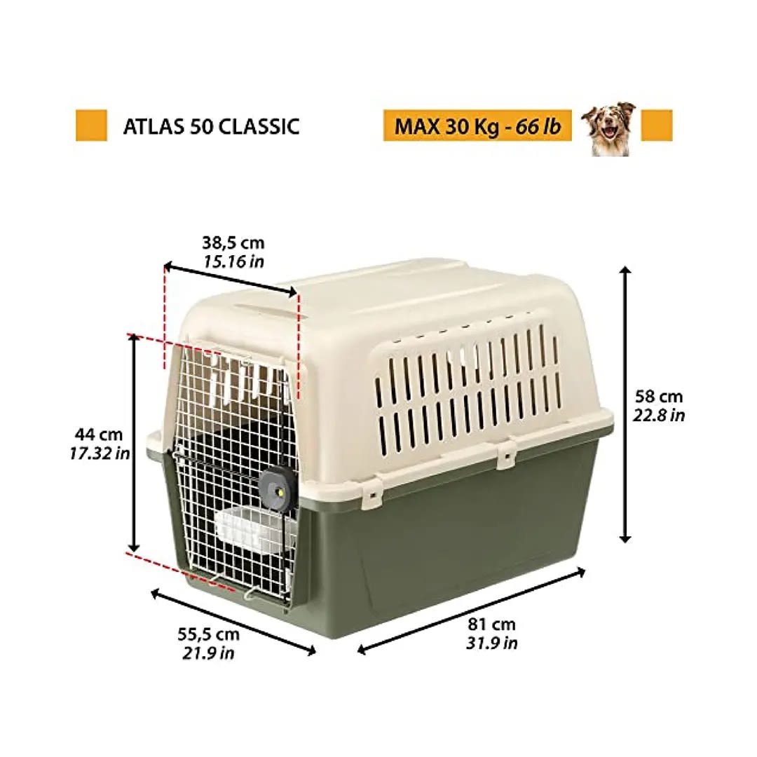 Fp Transportadora, Atlas 50 Classic, 55.5X81X58H cm, Cre/Ver2