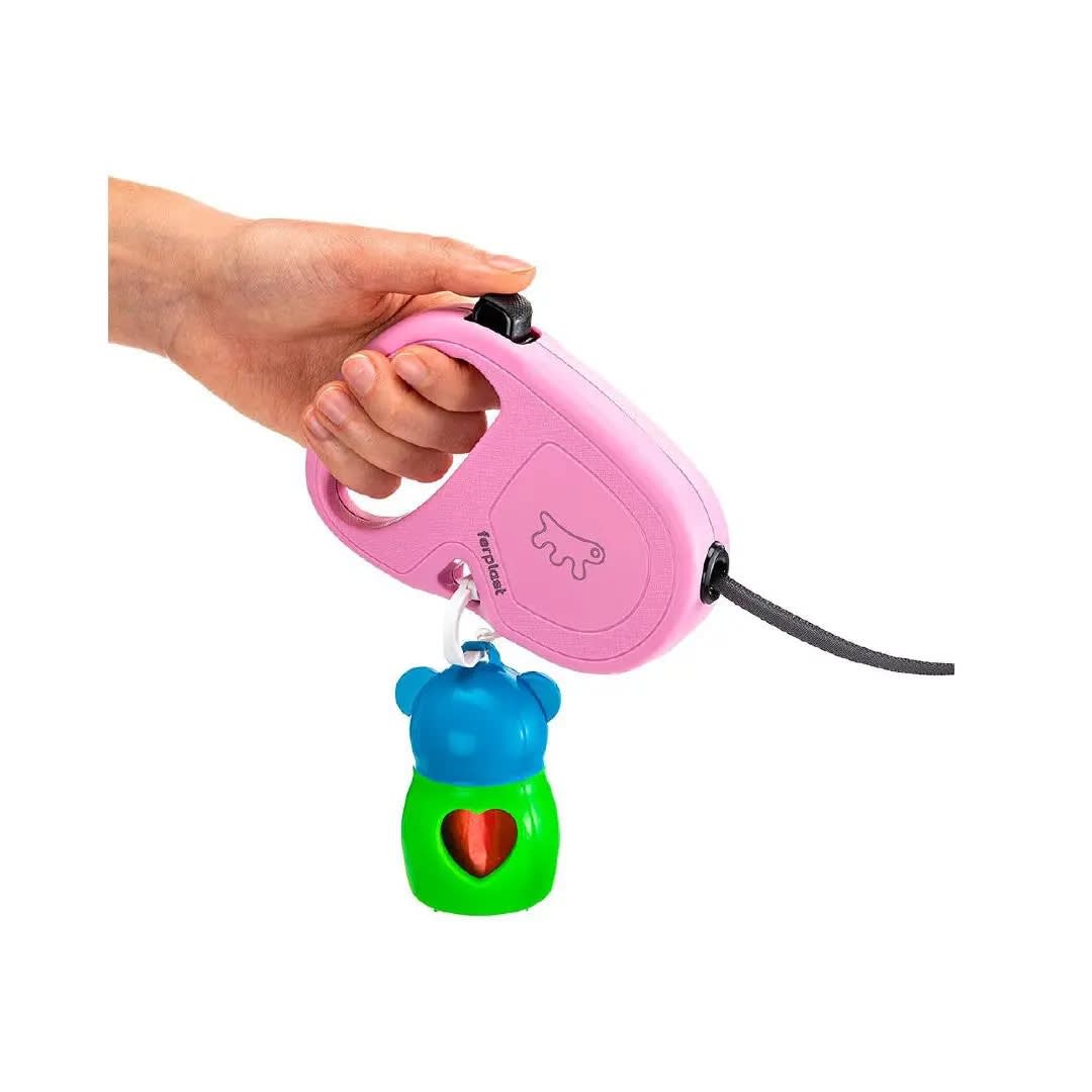 Fp Flippy One, Correa Retractil En Cinta, 4 Mt, S, Rosado2