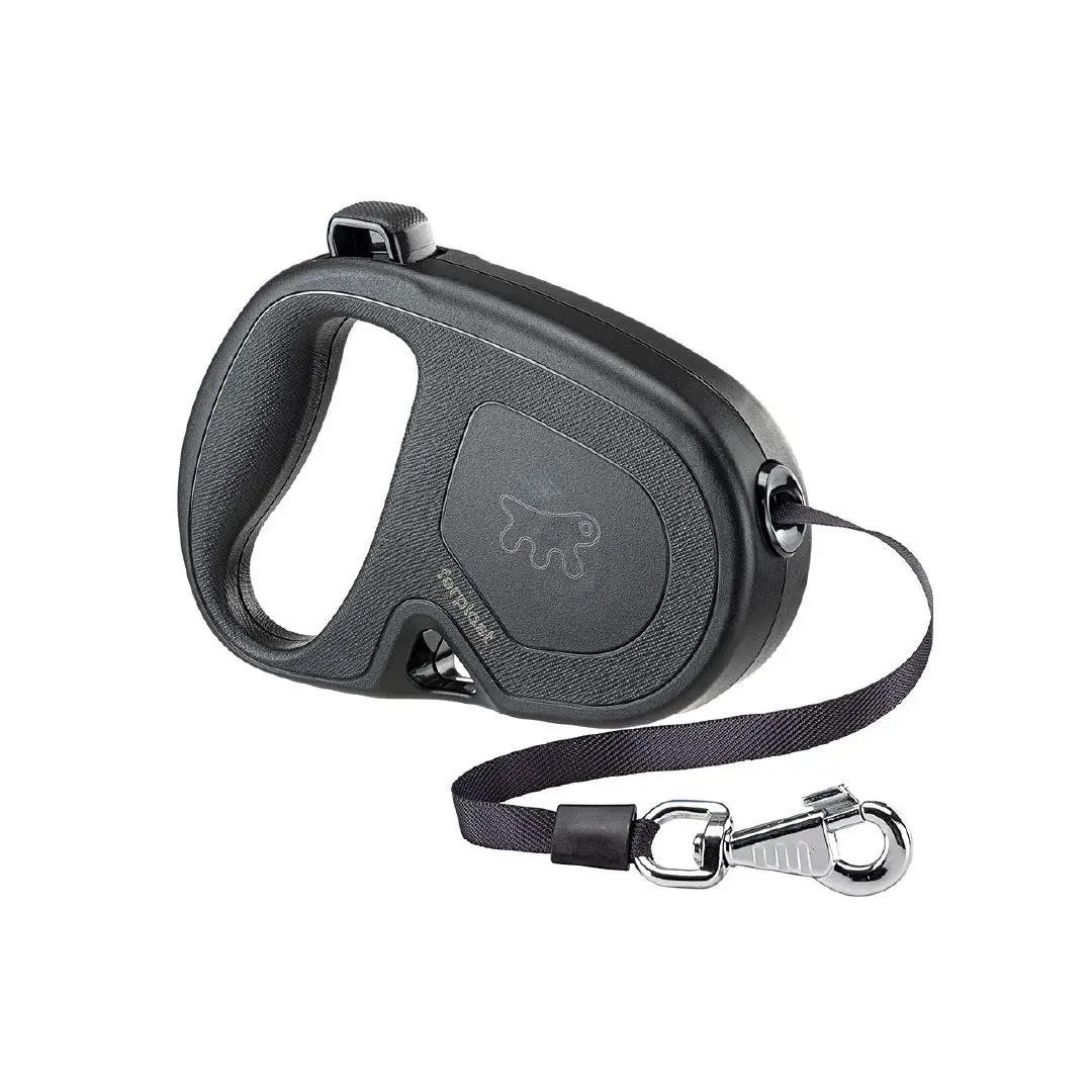 Fp Flippy One, Correa Retractil En Cinta, 5 Mt, M, Negro1