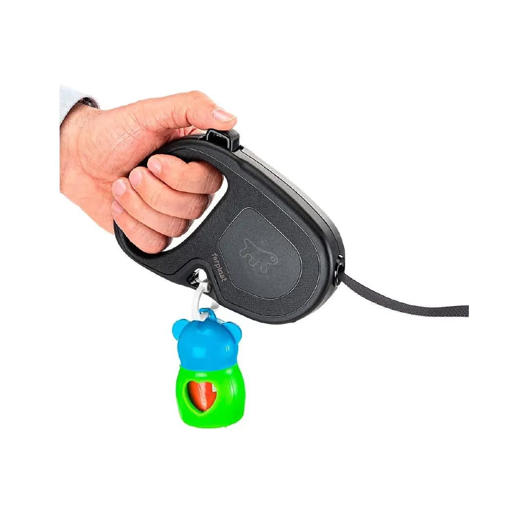 Fp Flippy One, Correa Retractil En Cinta, 5 Mt, M, Negro2