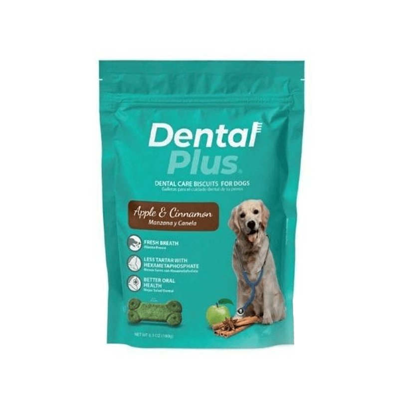 INDOMITABLE GALLETAS DENTAL MANZANA CANELA 180 GR1