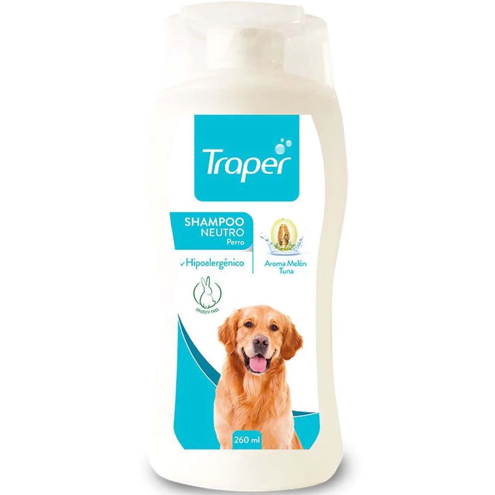 TRAPER SHAMPOO PERRO NEUTRO HIPOALERGENICO 260 ML1