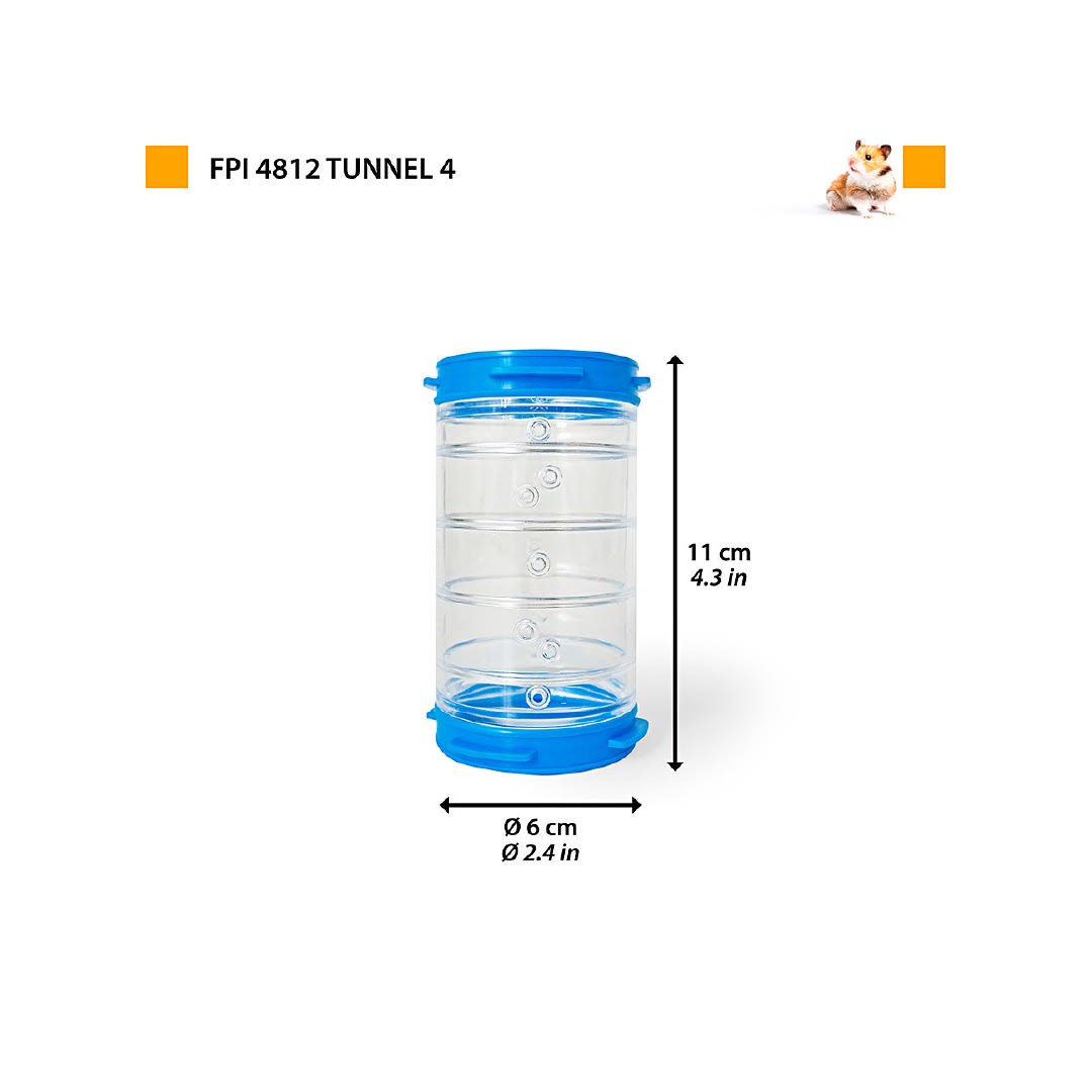 Fp Tubo Para Hamster Recto, 11 cm/6 cm diam2