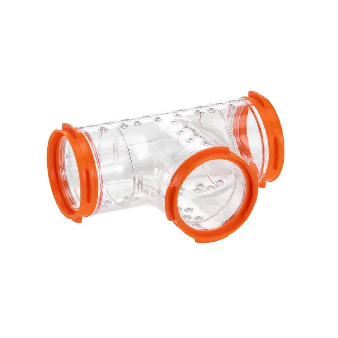 Fp Tubo Para Hamster En Forma De T, 14X10H cm /6 cm diam1