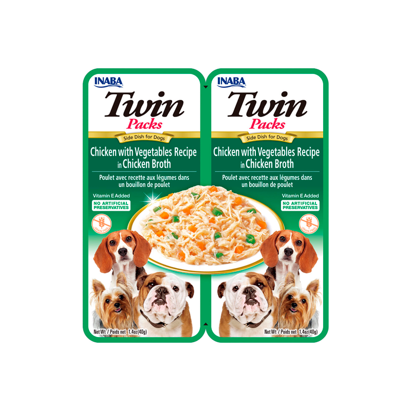 Twins Packs Chicken with Vegetables & Be1