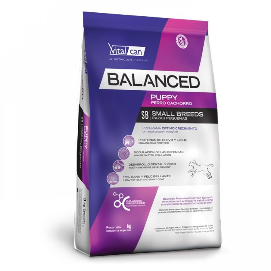 Balanced Perro Cachorro Raza Pequeña x 7,5 Kg1