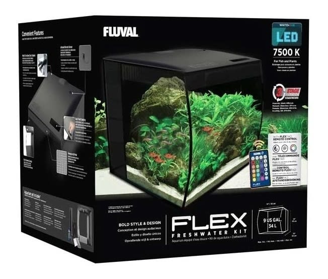 FLUVAL FLEX ACUARIO NEGRO 123 L1