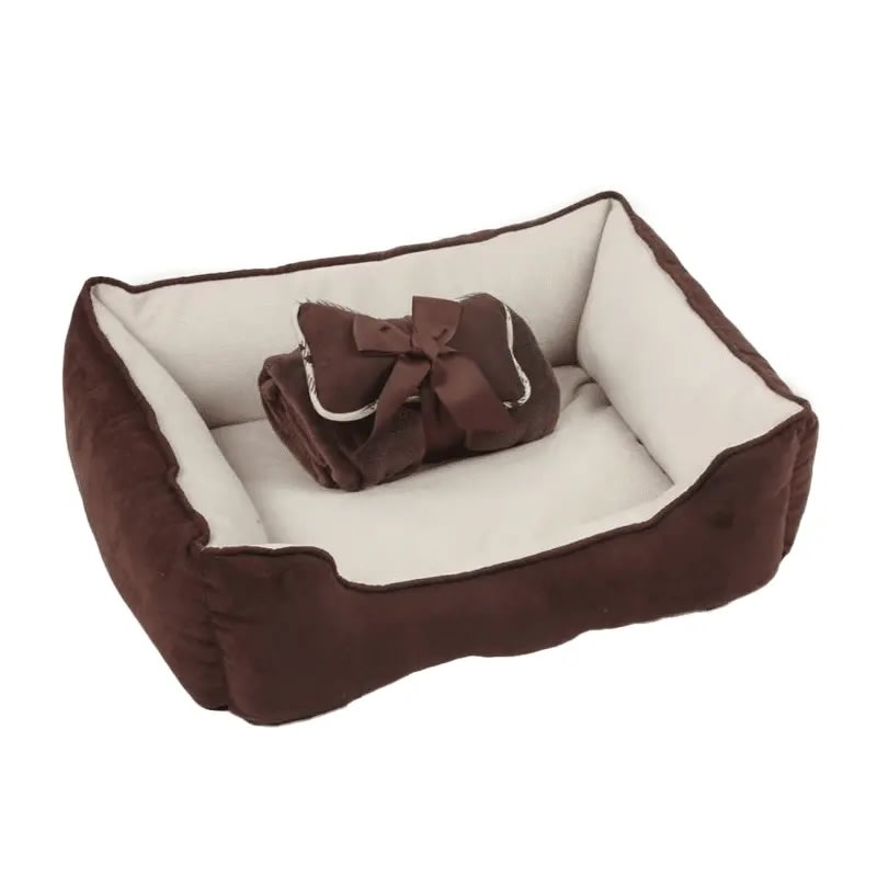 PAWISE 3EN1 CAMA/MANTA/COJIN CAFE1