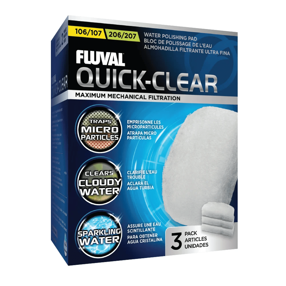 FLUVAL ALMOHADILLA ULTRAFINA FILTRO 106/206/107/207 3PK1
