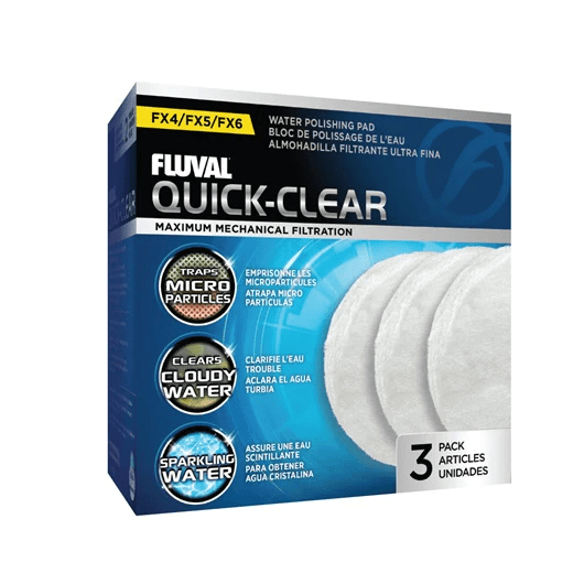 FLUVAL ALMOHADILLA QUICK CLEAR FX4/FX5/FX6 3PK1