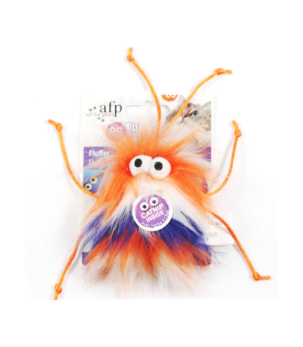 AFP FURRY BALL FLUFFER NARANJA1