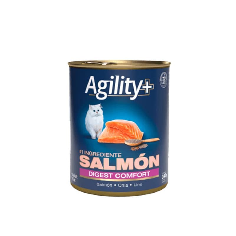AGILITY LATA GATO ADULTO DIGEST COMFORT SALMON 340 GR1